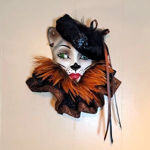 Unique Creations Vintage Catgirl Wall Decor